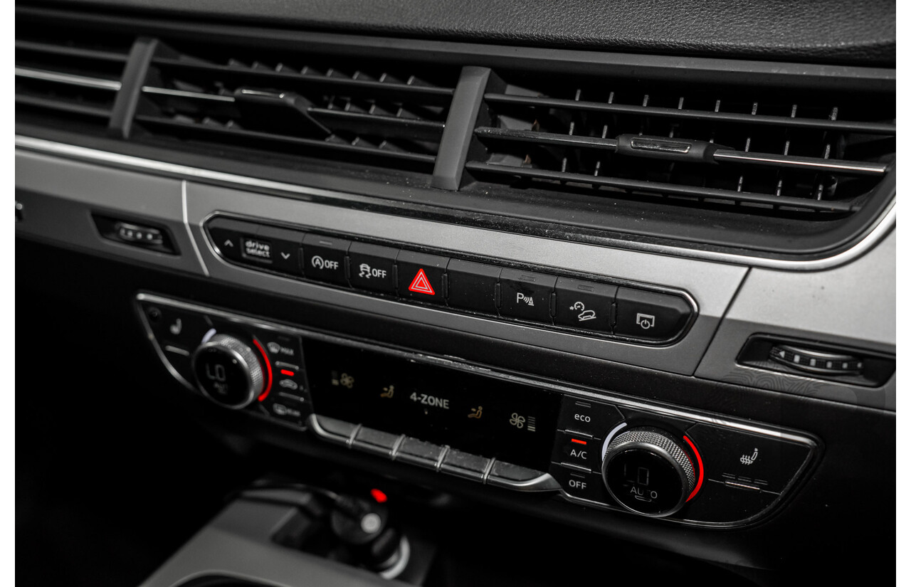 11/2017 Audi Q7 3.0 TDI Quattro (160kW AWD) 4M MY18 4d Wagon Orca Black Metallic Turbo Diesel V6 3.0L