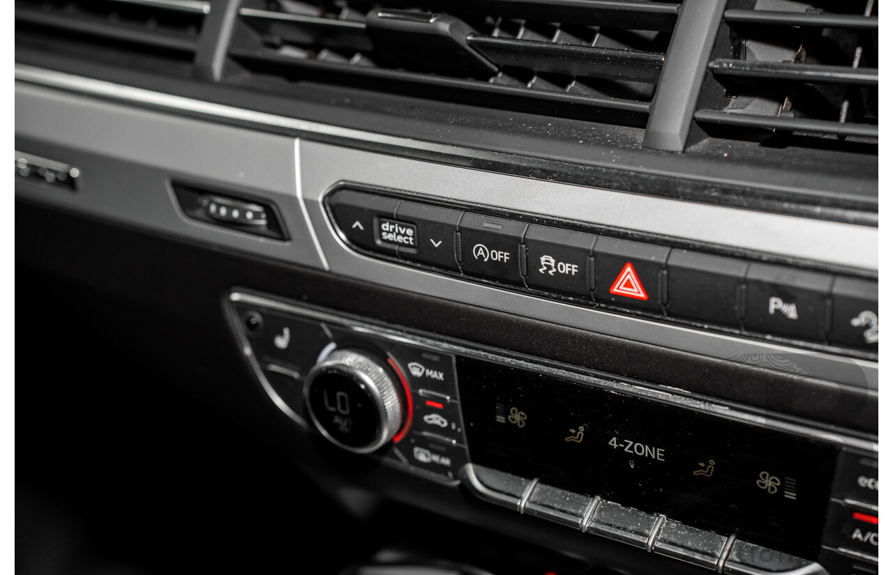 11/2017 Audi Q7 3.0 TDI Quattro (160kW AWD) 4M MY18 4d Wagon Orca Black Metallic Turbo Diesel V6 3.0L