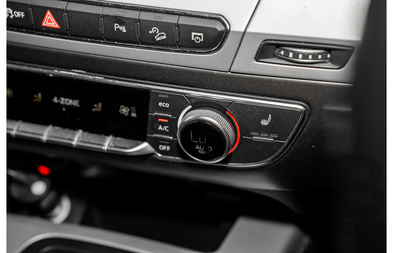 11/2017 Audi Q7 3.0 TDI Quattro (160kW AWD) 4M MY18 4d Wagon Orca Black Metallic Turbo Diesel V6 3.0L