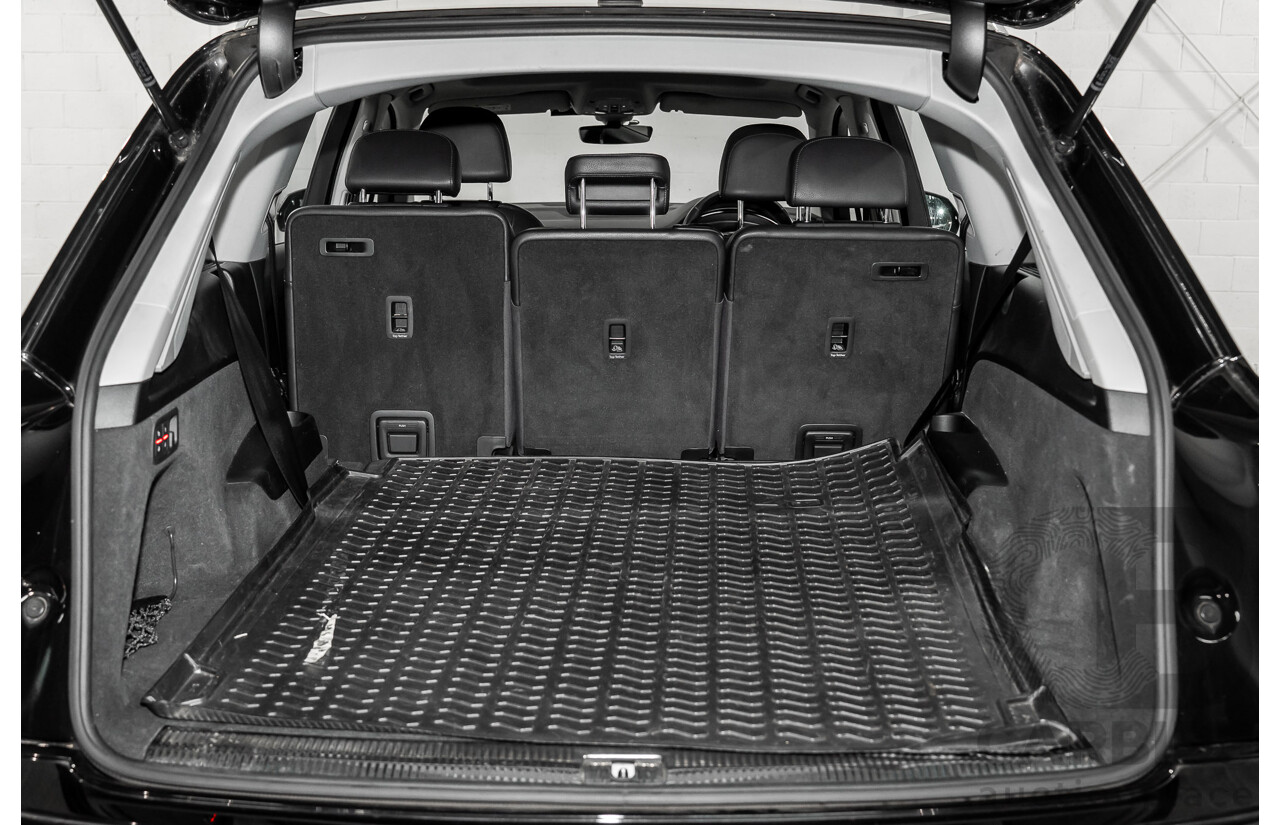 11/2017 Audi Q7 3.0 TDI Quattro (160kW AWD) 4M MY18 4d Wagon Orca Black Metallic Turbo Diesel V6 3.0L