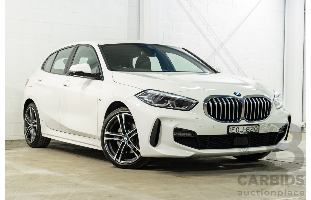 07/2021 Bmw 118i M Sport (FWD) F40 5d Hatchback Alpine White Turbo 1.5L