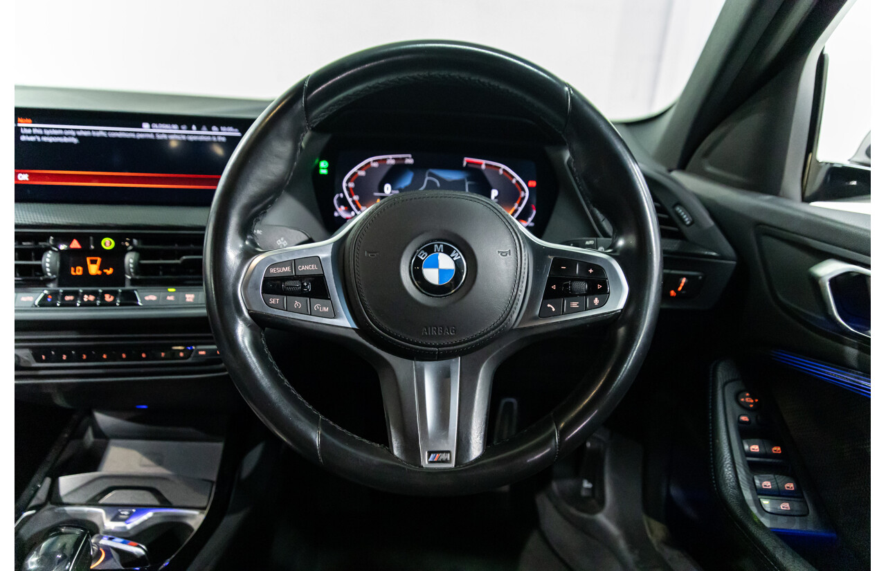 07/2021 Bmw 118i M Sport (FWD) F40 5d Hatchback Alpine White Turbo 1.5L