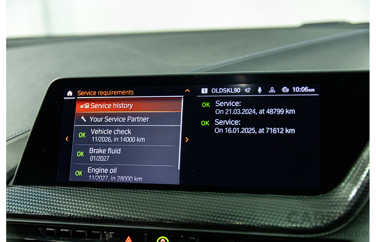 07/2021 Bmw 118i M Sport (FWD) F40 5d Hatchback Alpine White Turbo 1.5L