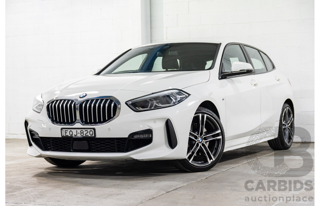 07/2021 Bmw 118i M Sport (FWD) F40 5d Hatchback Alpine White Turbo 1.5L