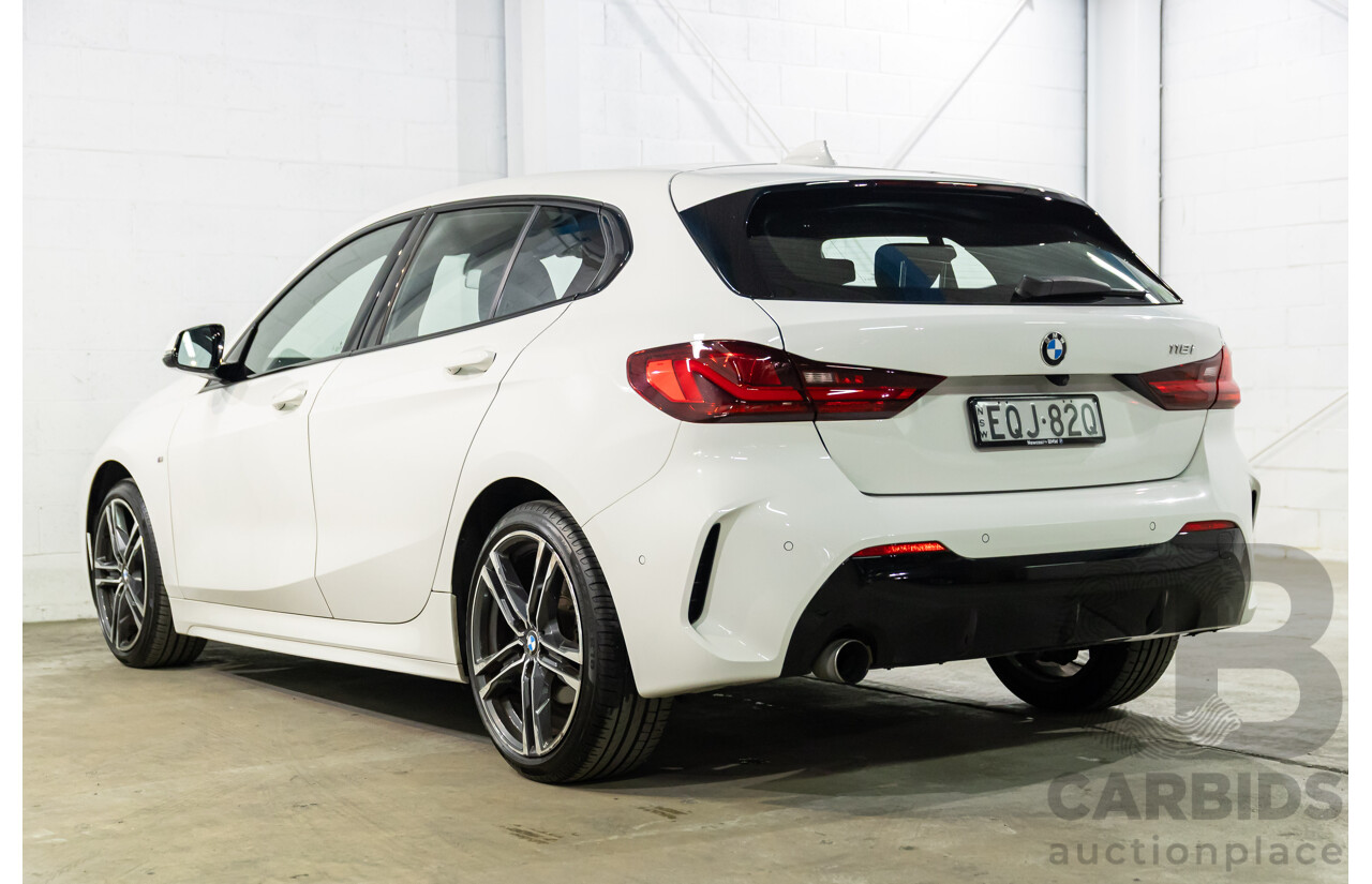 07/2021 Bmw 118i M Sport (FWD) F40 5d Hatchback Alpine White Turbo 1.5L