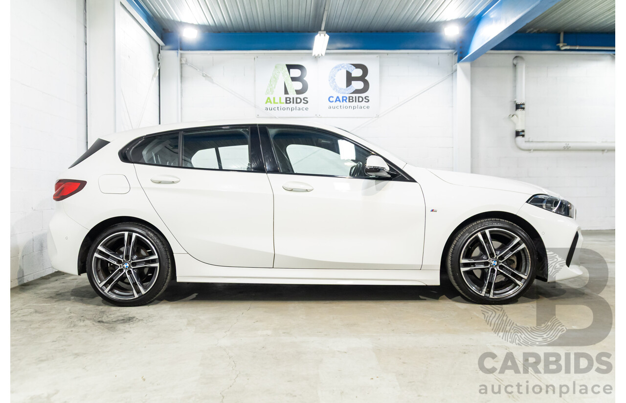 07/2021 Bmw 118i M Sport (FWD) F40 5d Hatchback Alpine White Turbo 1.5L