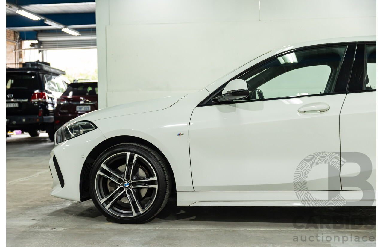 07/2021 Bmw 118i M Sport (FWD) F40 5d Hatchback Alpine White Turbo 1.5L