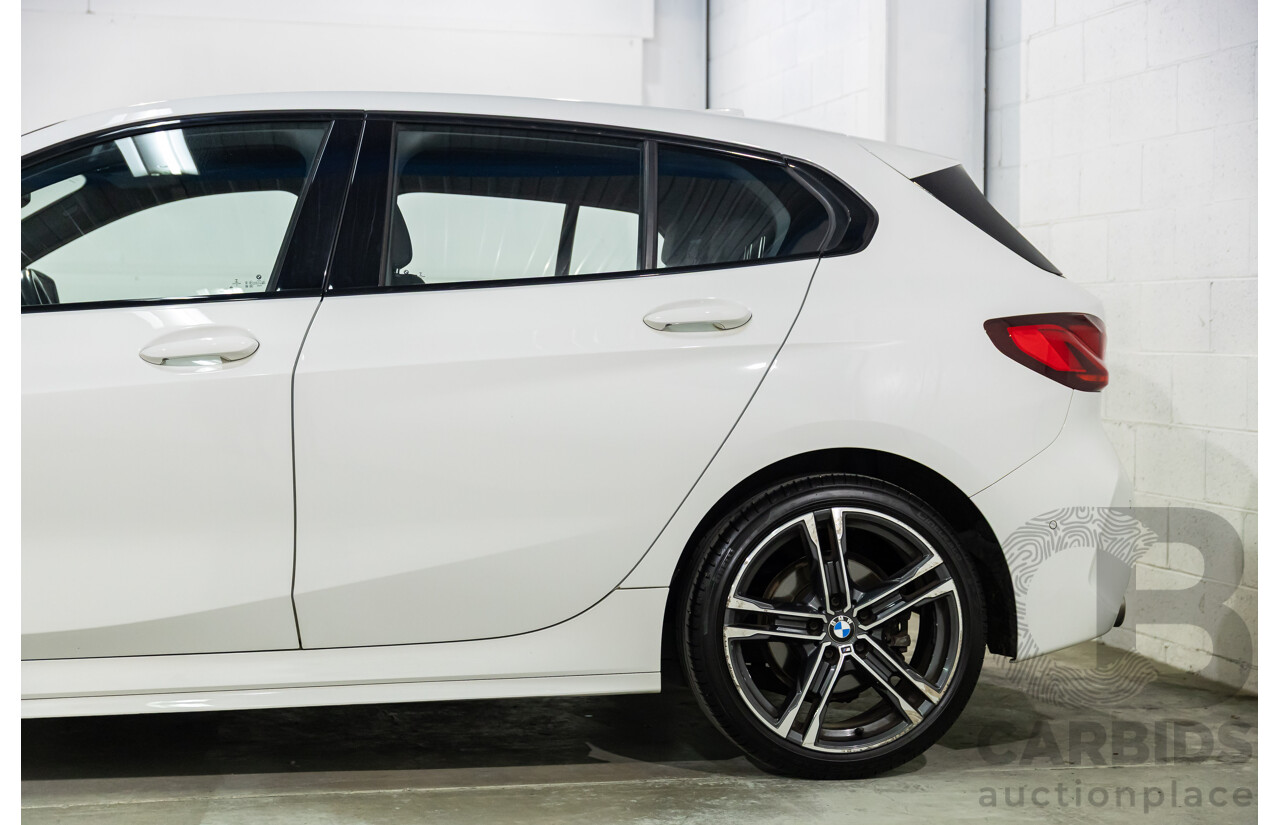 07/2021 Bmw 118i M Sport (FWD) F40 5d Hatchback Alpine White Turbo 1.5L
