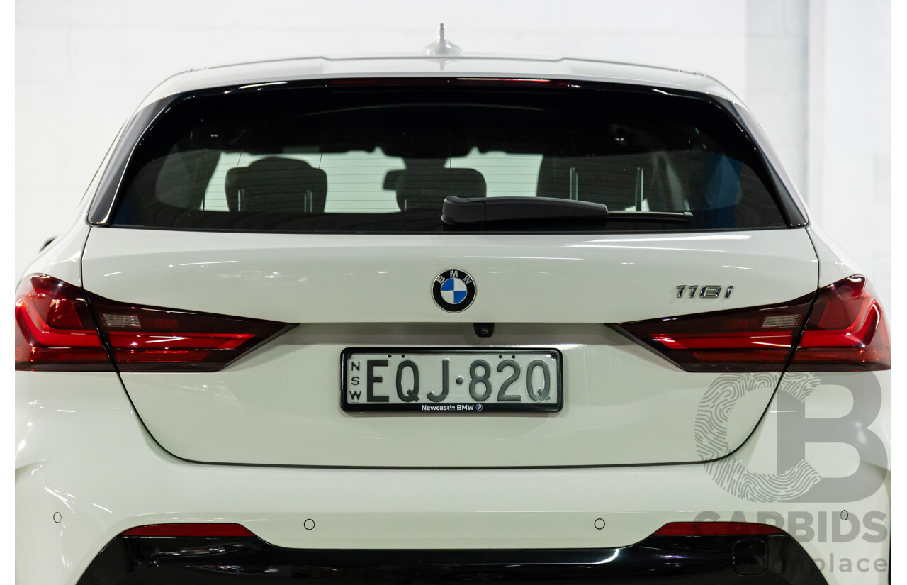 07/2021 Bmw 118i M Sport (FWD) F40 5d Hatchback Alpine White Turbo 1.5L