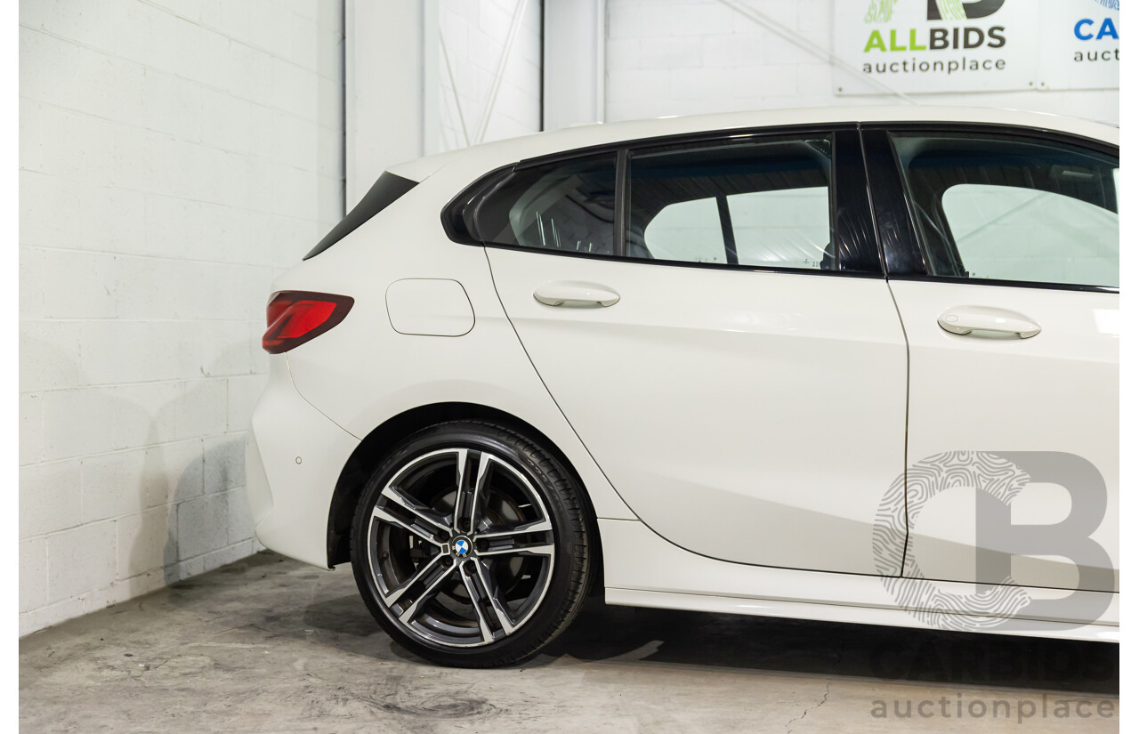 07/2021 Bmw 118i M Sport (FWD) F40 5d Hatchback Alpine White Turbo 1.5L