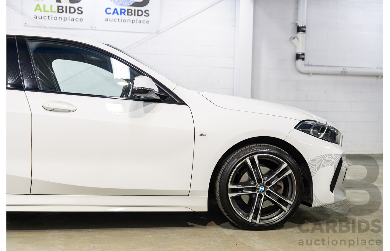 07/2021 Bmw 118i M Sport (FWD) F40 5d Hatchback Alpine White Turbo 1.5L