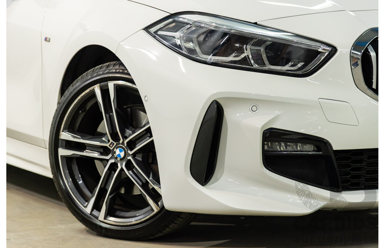 07/2021 Bmw 118i M Sport (FWD) F40 5d Hatchback Alpine White Turbo 1.5L