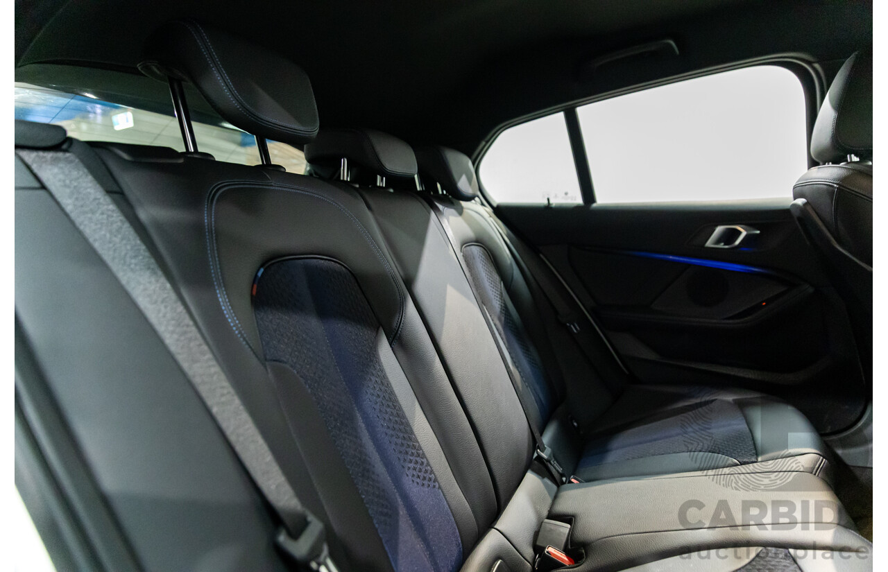 07/2021 Bmw 118i M Sport (FWD) F40 5d Hatchback Alpine White Turbo 1.5L