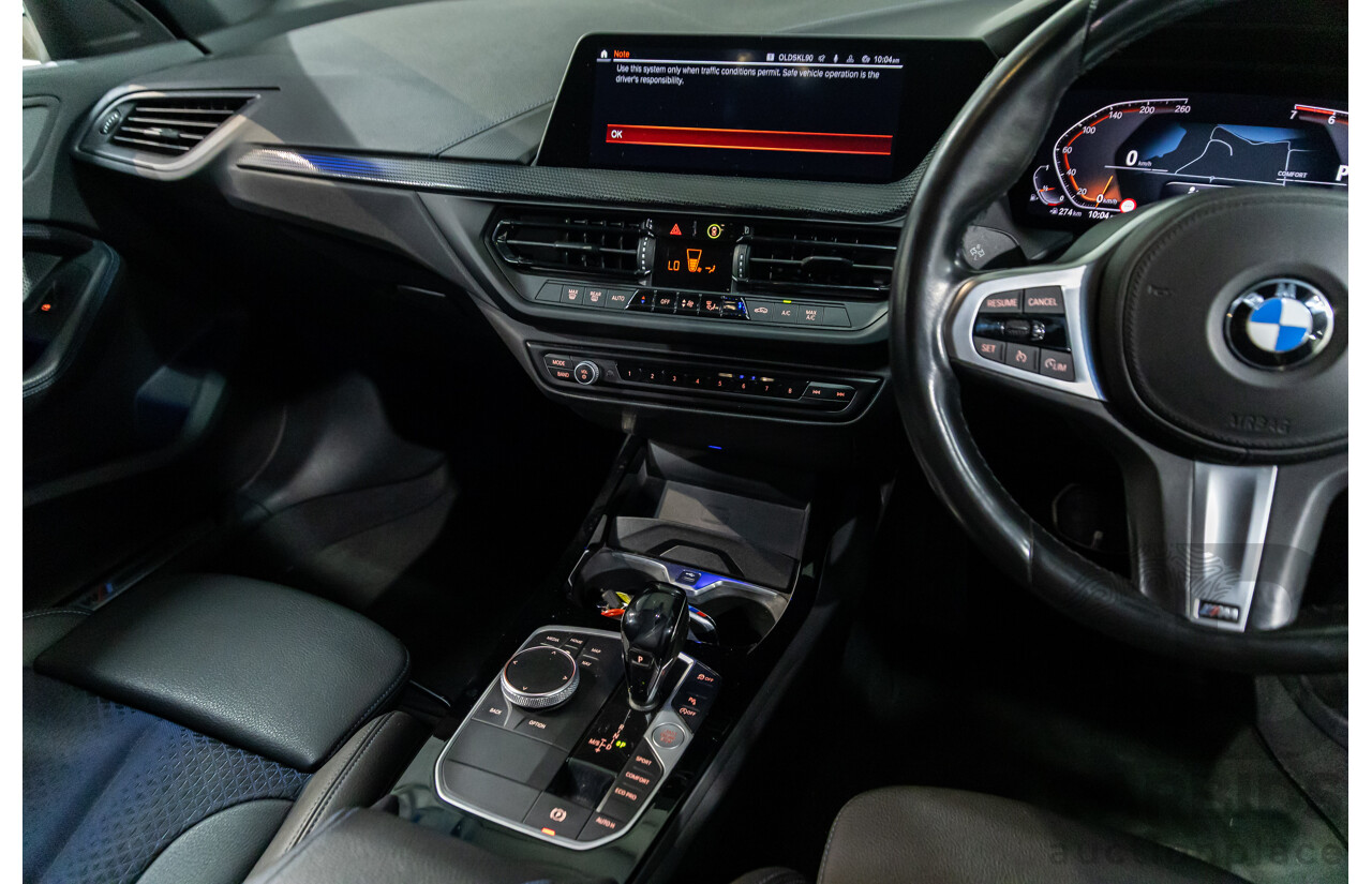 07/2021 Bmw 118i M Sport (FWD) F40 5d Hatchback Alpine White Turbo 1.5L