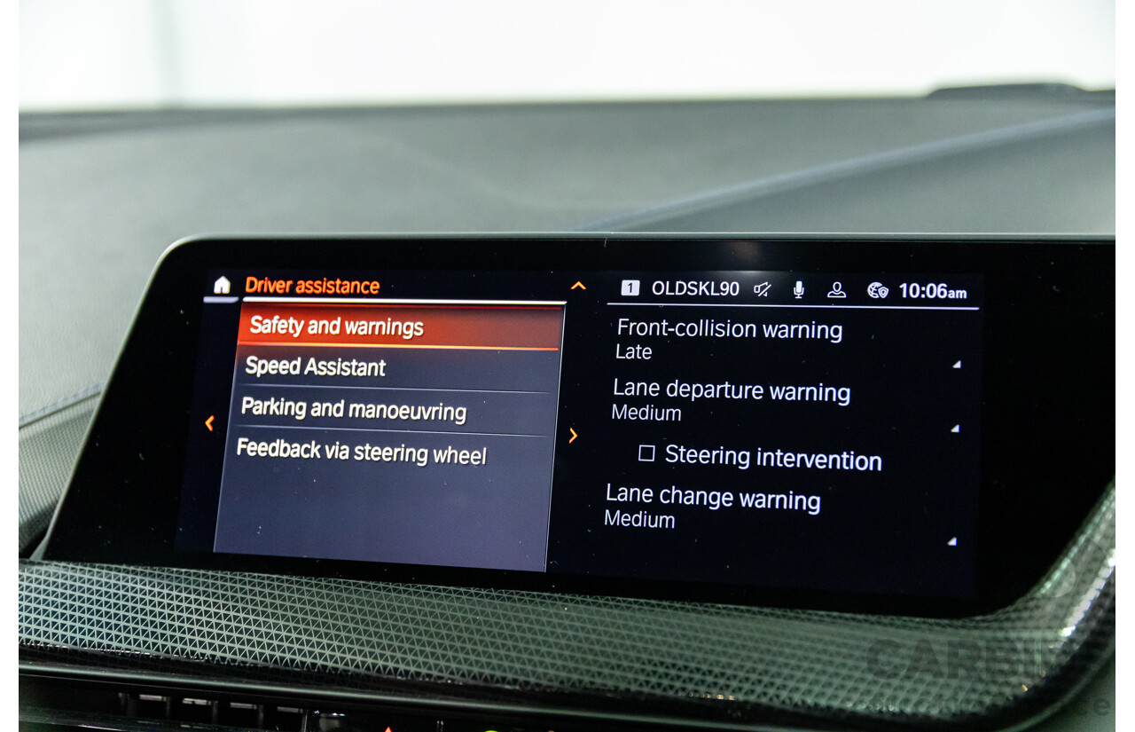 07/2021 Bmw 118i M Sport (FWD) F40 5d Hatchback Alpine White Turbo 1.5L