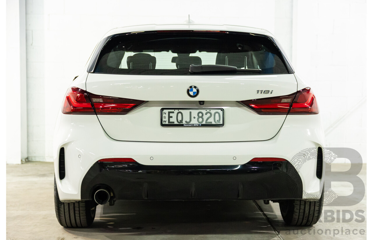 07/2021 Bmw 118i M Sport (FWD) F40 5d Hatchback Alpine White Turbo 1.5L