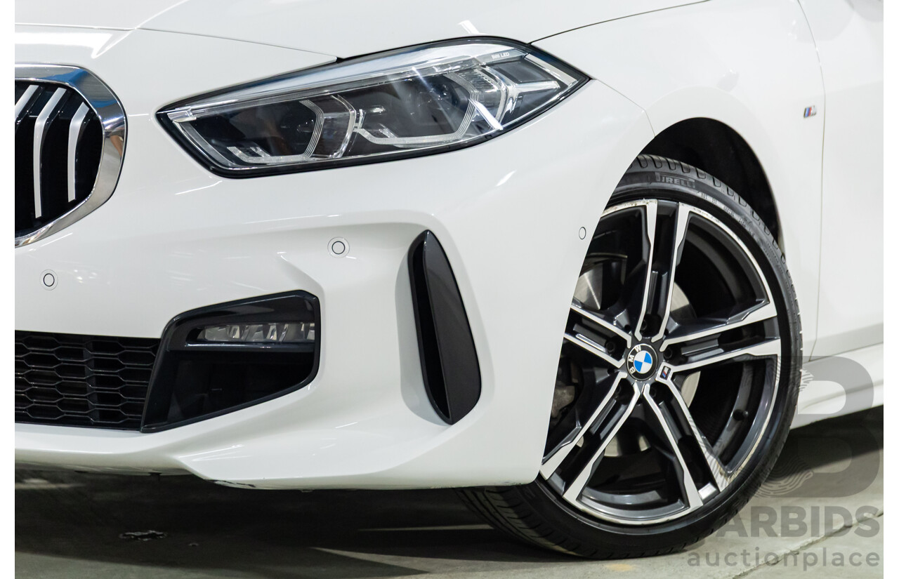 07/2021 Bmw 118i M Sport (FWD) F40 5d Hatchback Alpine White Turbo 1.5L