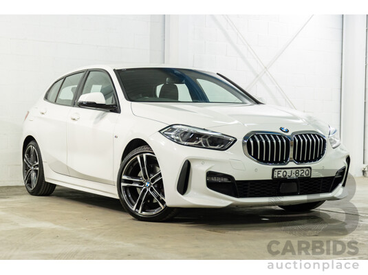 07/2021 Bmw 118i M Sport (FWD) F40 5d Hatchback Alpine White Turbo 1.5L