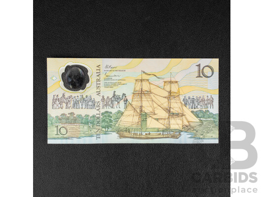 Australian 1988 UNC Ten Dollar Note, Bicentennial Fraser/Evans, AB 26652623