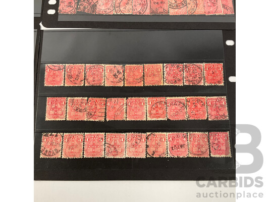 Collection of South Australian Stamps Including Predecimal, QV, Perfins, Stamp Duty, ANPEX 1972