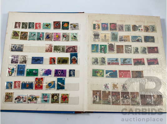 Album of Australian of Stamps, Examples Spanning 1966 to 1988 Including FDCs, Aerogrammes and Mini Sheets