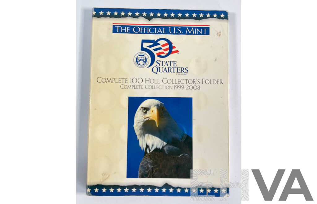 The Official U.S Mint 1999-2008 Fifty State Quarters Collector's Folder