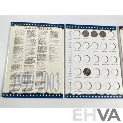 The Official U.S Mint 1999-2008 Fifty State Quarters Collector's Folder