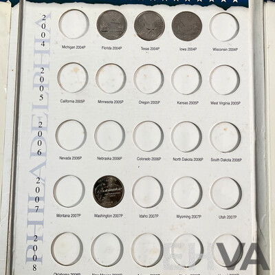The Official U.S Mint 1999-2008 Fifty State Quarters Collector's Folder