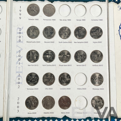 The Official U.S Mint 1999-2008 Fifty State Quarters Collector's Folder