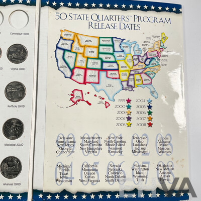 The Official U.S Mint 1999-2008 Fifty State Quarters Collector's Folder