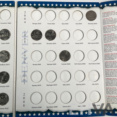 The Official U.S Mint 1999-2008 Fifty State Quarters Collector's Folder