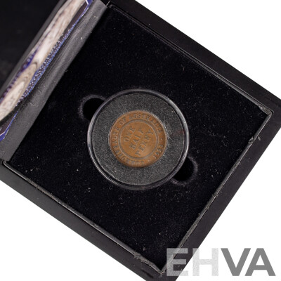 Australian 1923 KGV Half Penny
