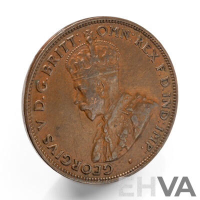 Australian 1923 KGV Half Penny