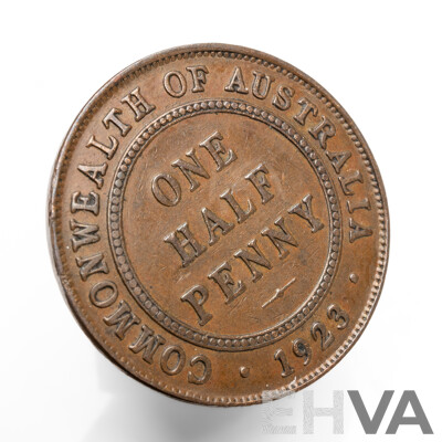 Australian 1923 KGV Half Penny