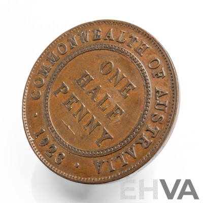 Australian 1923 KGV Half Penny