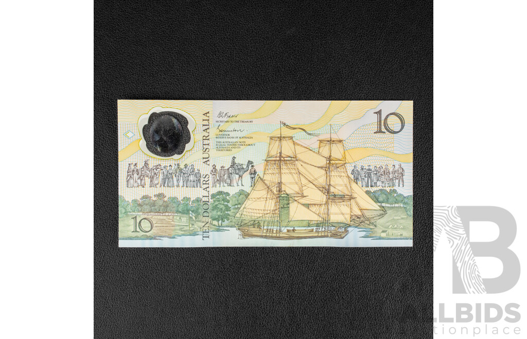 Australian 1988 UNC Ten Dollar Note, Bicentennial Fraser/Evans, AB 26652623