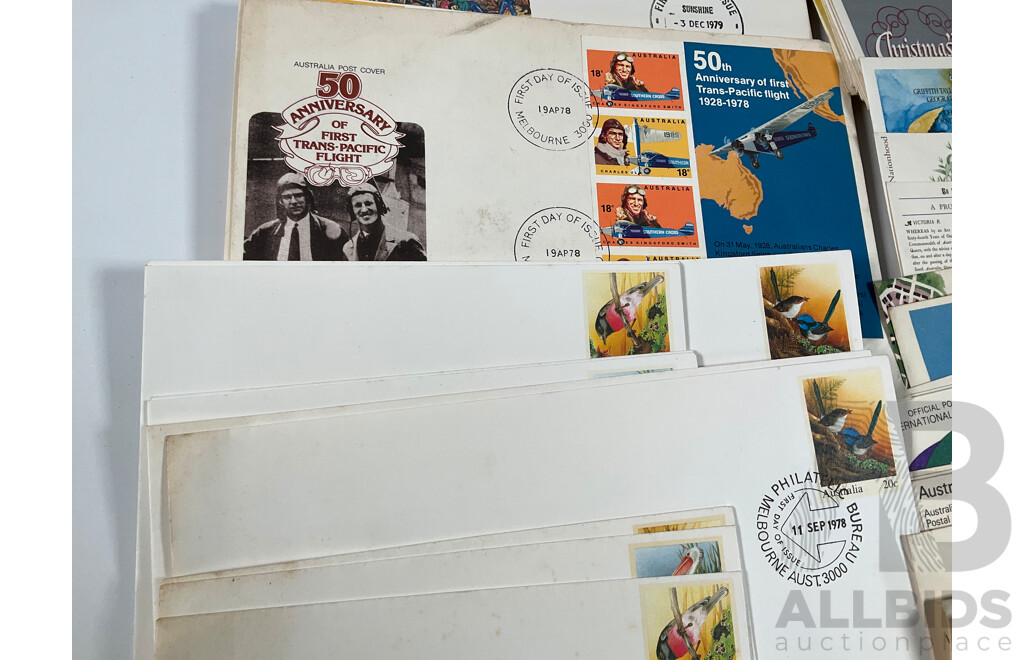 Collection of Australian 1970's First Day Covers, Examples Spanning 1970 to 1979