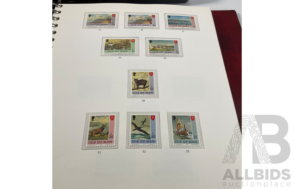 Stanley Gibbons Isle of Man 1958 to 1990 Hingeless Mint Stamp Album