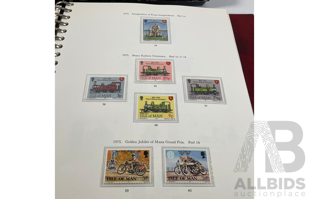 Stanley Gibbons Isle of Man 1958 to 1990 Hingeless Mint Stamp Album