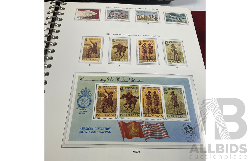Stanley Gibbons Isle of Man 1958 to 1990 Hingeless Mint Stamp Album