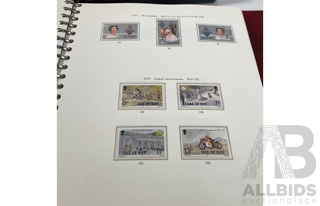 Stanley Gibbons Isle of Man 1958 to 1990 Hingeless Mint Stamp Album