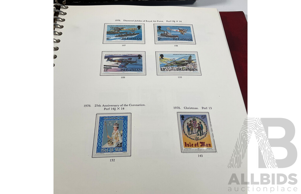 Stanley Gibbons Isle of Man 1958 to 1990 Hingeless Mint Stamp Album