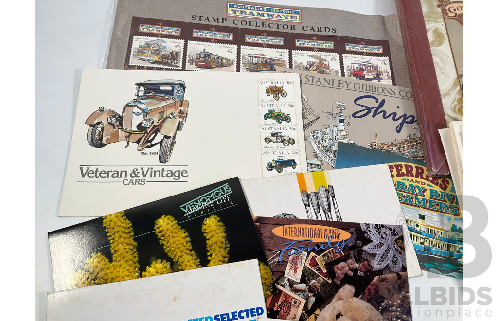 Collection of Australian Stamp Packs, Booklets, First Day Covers and PNC Spanning 1951 to 1999