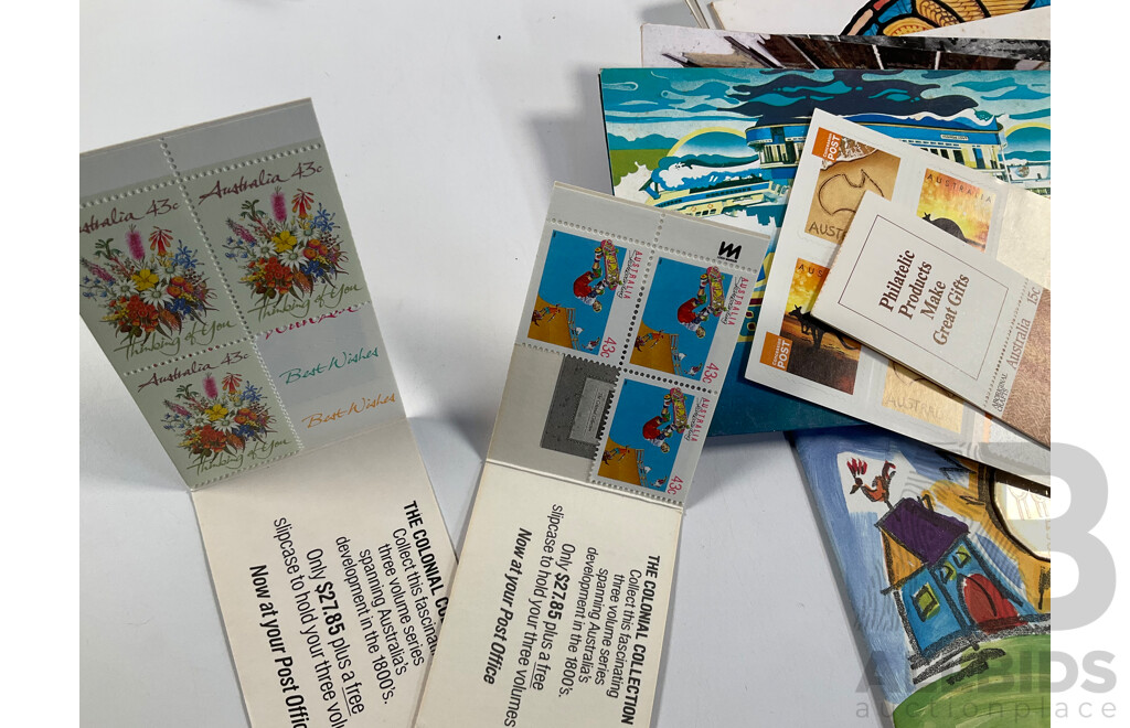Collection of Australian Stamp Packs, Booklets, First Day Covers and PNC Spanning 1951 to 1999