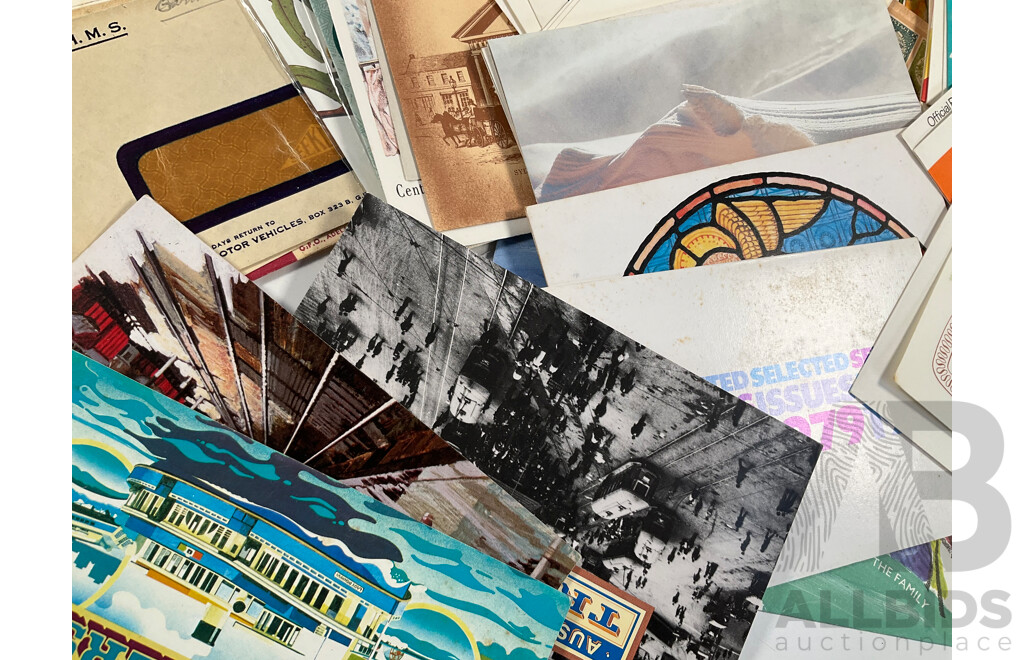 Collection of Australian Stamp Packs, Booklets, First Day Covers and PNC Spanning 1951 to 1999
