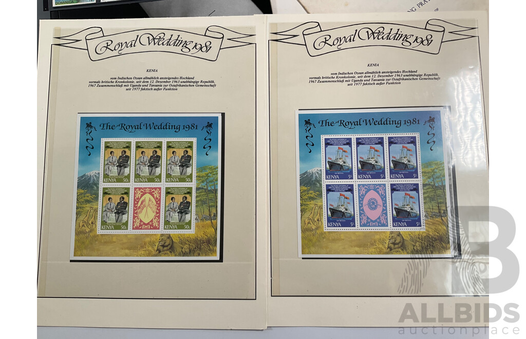 Collection of Commonwealth Countries Royal Visit Stamps, First Day Covers, Booklets and Church Pamphlets