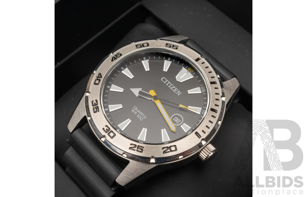 Men's Citizen Quartz Wristwatch. Model - 1112-S118182