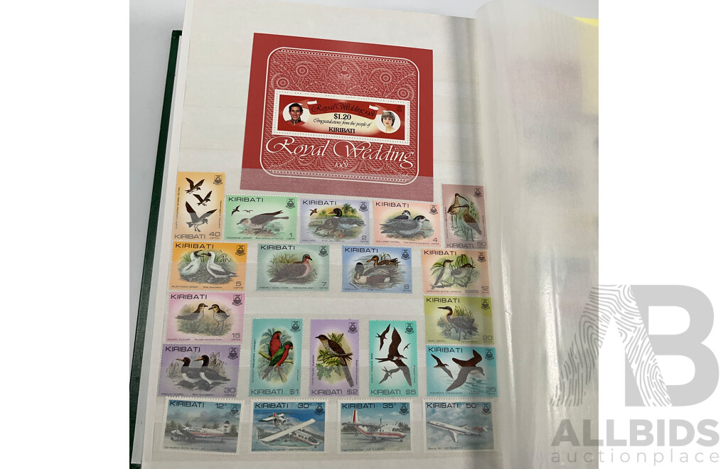 Album of Vintage Gilbert & Ellice Islands, Gilbert Islands, Kiribati Mint Stamps, Blocks, Mini Sheets, Sets
