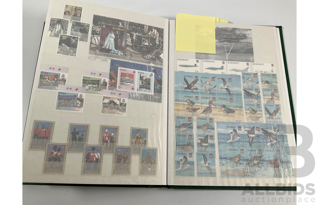 Album of Vintage Gilbert & Ellice Islands, Gilbert Islands, Kiribati Mint Stamps, Blocks, Mini Sheets, Sets