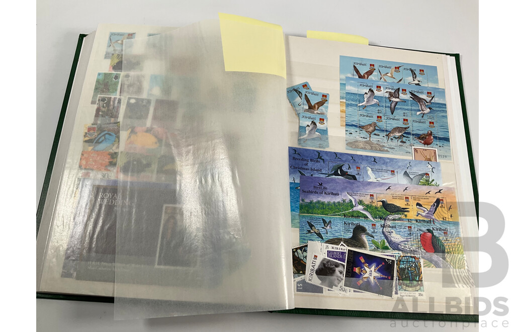 Album of Vintage Gilbert & Ellice Islands, Gilbert Islands, Kiribati Mint Stamps, Blocks, Mini Sheets, Sets